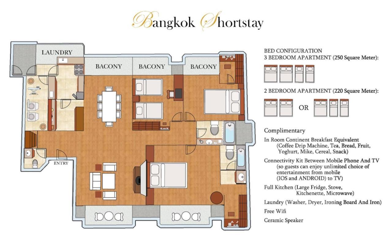 Bangkok Shortstay, 2-3Br Sukhumvit Exterior foto